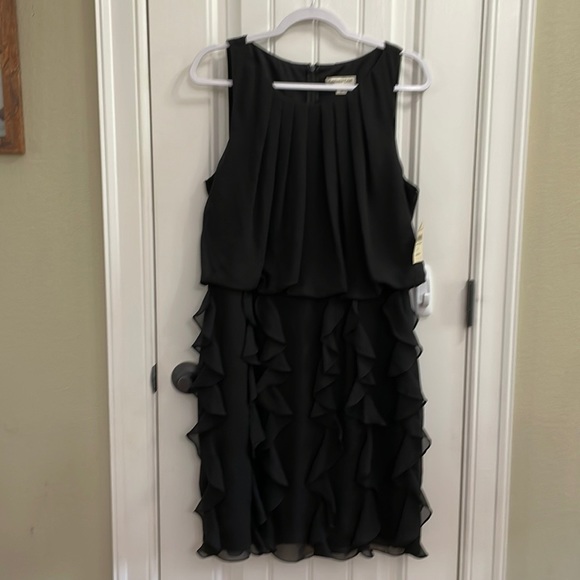 Coldwater Creek Dresses & Skirts - 🎉🥳Coldwater Creek black cascade ruffle dress.  16